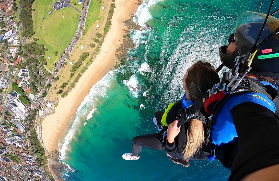 울릉공 'Australia Skydiving'로 직접 이동- 체크인