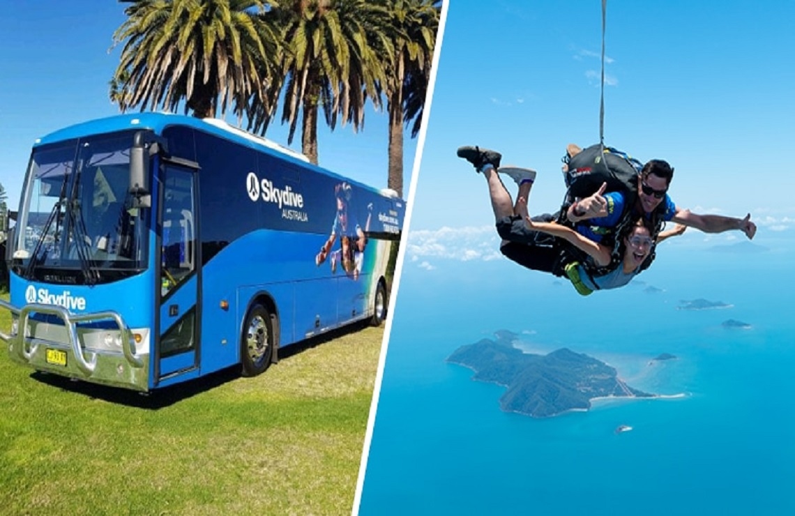 투어회사 Skydiving Australia (호주 내 가장 큰 스카이다이빙 업체)