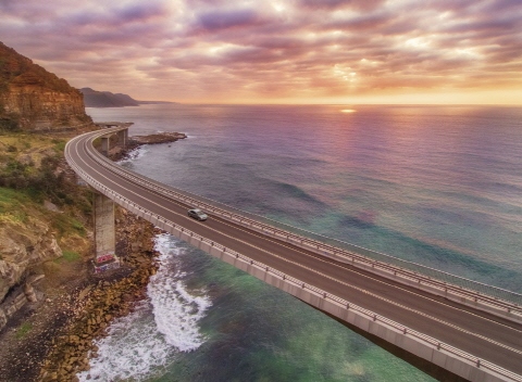 그랜드 퍼시픽 드라이브 씨 클리프 브리지 (Sea Cliff Bridge)